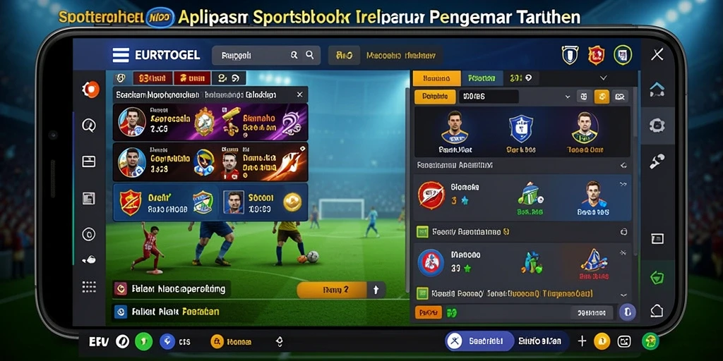 Tampilan gameplay EUROTOGEL yang menarik dengan fitur taruhan olahraga.