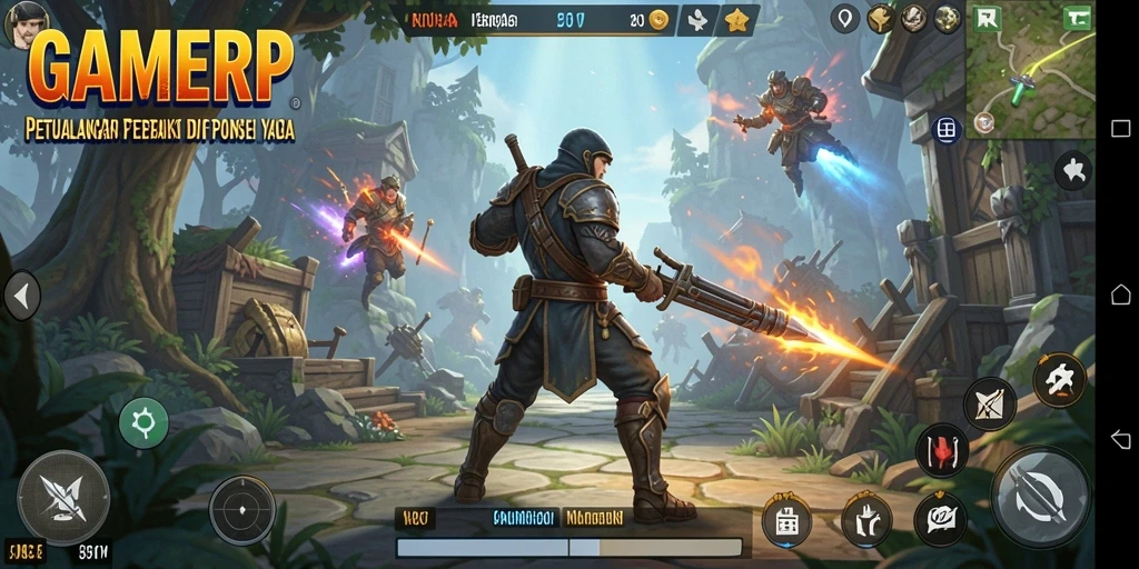 Tampilkan gameplay aksi seru dari GAMERP dengan grafis menawan.