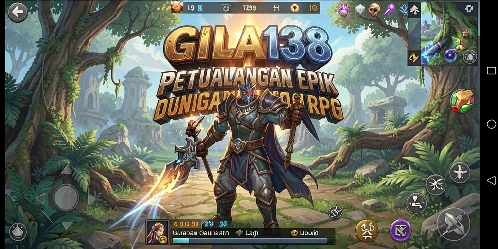 Screenshot gameplay GILA138 menampilkan aksi pertarungan yang intens dan menarik.