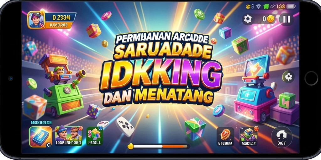 Gameplay IDRKING yang seru dan menantang dalam permainan Arcade.