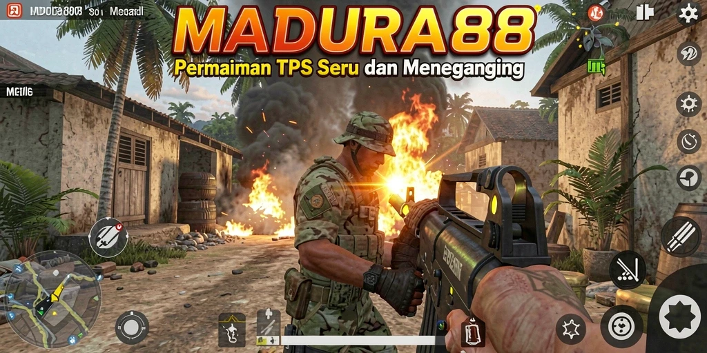 Screenshot utama MADURA88 dengan action seru dan gameplay intens.