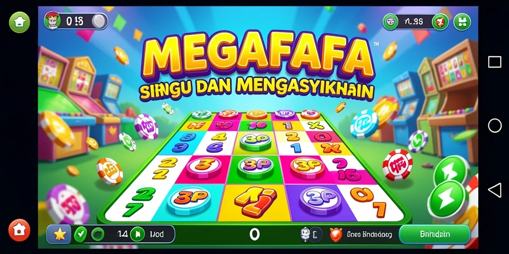 Screenshot gameplay Bingo di MEGAFAFA yang penuh keseruan.