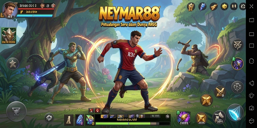 Screenshot NEYMAR88 menampilkan aksi seru dalam pertempuran ARPG.