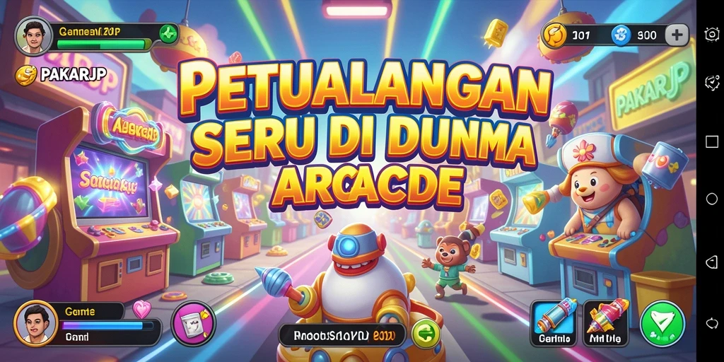 Tampilan gameplay seru PAKARJP yang penuh tantangan.