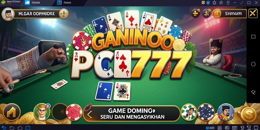 Tampilan gameplay PC777 yang menarik dan penuh aksi di dunia Domino.