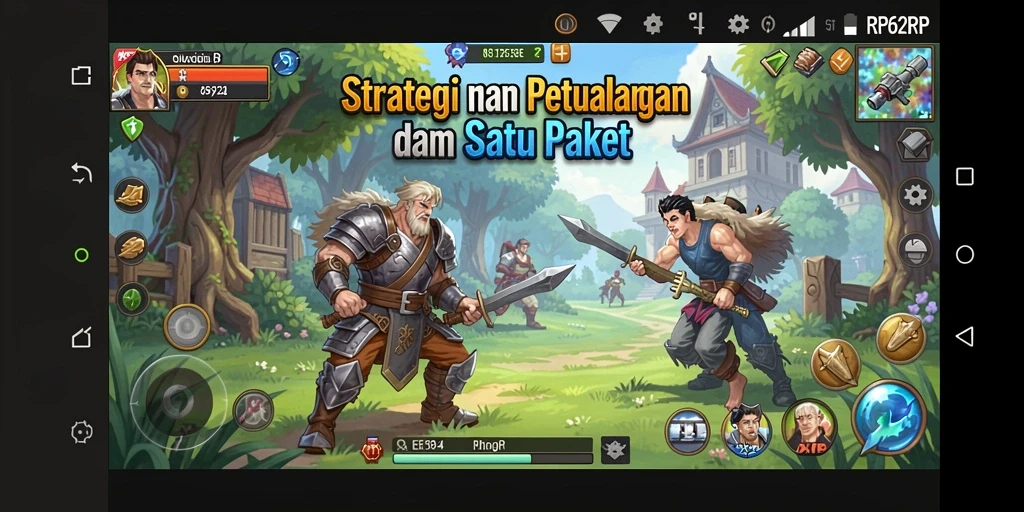 Screenshot tampilan gameplay RP62RP yang strategis dan menarik.