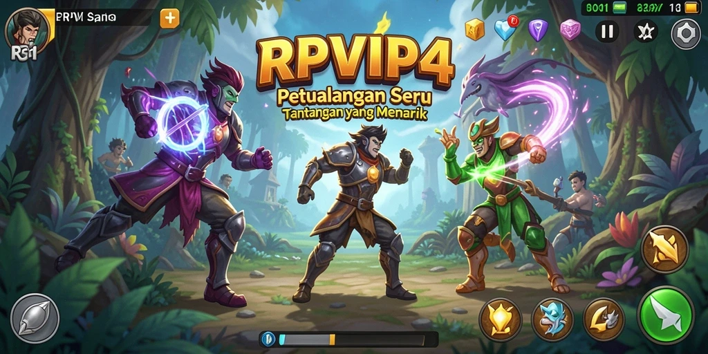 Screenshot RPVIP4 menampilkan gameplay seru di dunia petualangan.