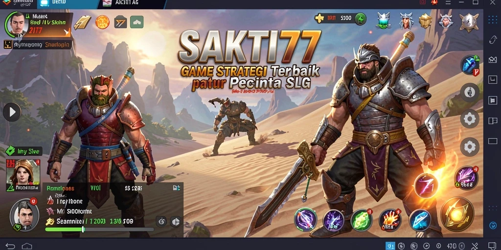 Tampilan gameplay SAKTI77 yang seru dan strategis.