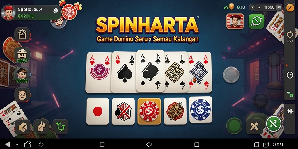 Tampilan menarik dari gameplay SPINHARTA yang seru.