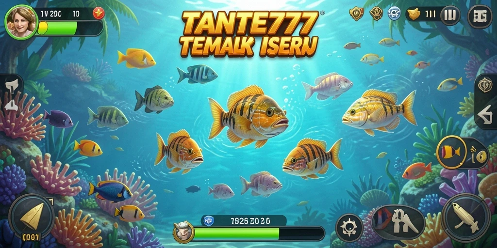 Gameplay menarik TANTE777 menampilkan aksi seru Tembak Ikan.