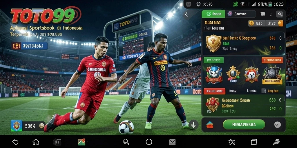 Tampilan gameplay TOTO99 yang mengesankan dalam taruhan sportsbook.
