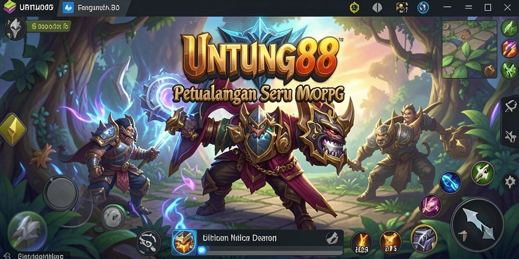 Tampilan gameplay MMORPG yang menakjubkan di UNTUNG88.