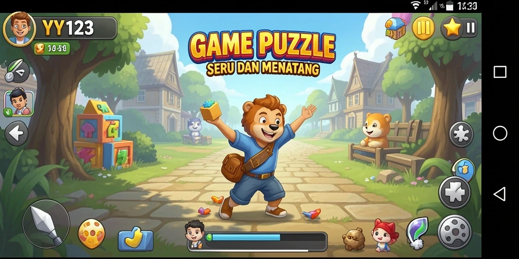 Tampilan gameplay YY123 yang menarik dan menantang.
